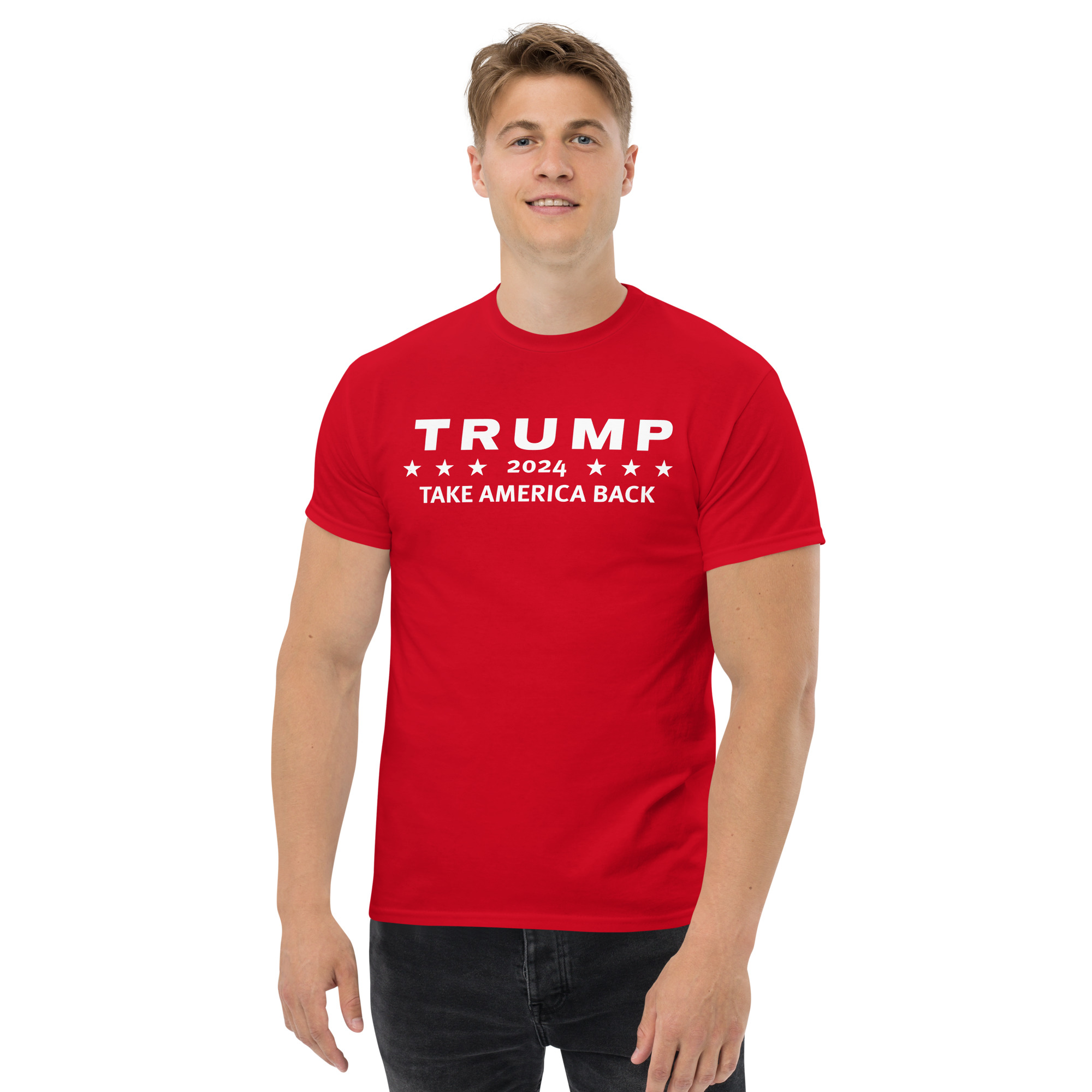 Trump 2024 - Take America Back Men's Red Trump T-Shirt